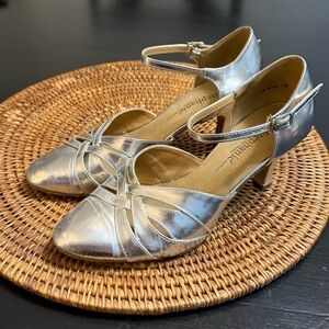 Stephanie ballroom dance Silver Women's Shoes